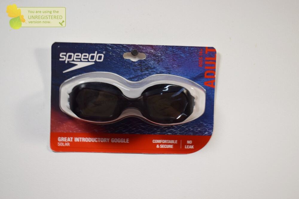 Speedo Adult Solar Swim Goggles Black Ages 14+